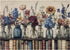 PICKFORU 1000 Retro Wildflowers Puzzles for Adults Pieces, Christian Jesus Floral Book Pages Religious Jigsaw Puzzle