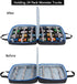 KISLANE Carrying Case for 24 Monster Jam Trucks, Kids Toy Truck Storage for 1:64 Scale Trucks
