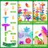 238Pcs Flower Garden Building Toys for Girls - Upgrade DIY Stacking Toys for 3-7 Year Olds, STEM Educational