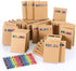Trandraft 10 Packs Crayons Bulk Christmas 8 Color Crayon Individual Packs Mini Wrapped
