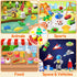 Palmatte 140PCS Mini Animal Erasers for Kids, Cute Desk Pets for Classroom Rewards and Party Favors