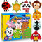 V-Opitos Arts and Crafts Kits for Kids, 12 Pack Simple Animal Paper