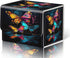 Card Deck Box for MTG Cards, Strong Magnetic Storage Box for 100+ Single Sleeved Cards, Cute Rainbow Butterfly