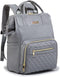 BHAFEM Baby Diaper Bag Backpack, Baby Bag with Laptop Compartment, Vegan Leather, Large