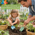 Set 2-5 4pcs Toddler Gardening Tools for Kids Years, Outdoor Sand & Beach Toys with Shovel Rake, Childrens Garden Kit