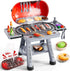 NIPLOOOW Kids Kitchen Toy Set, Kids BBQ Grill Kitchen Playset with Smoke, Sound