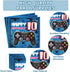 96 Pcs 10th Birthday Video Game Party Supplies - 350 GSM Disposable Paper Plates and Napkins Tableware Set for Kids Boys
