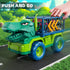 3-5 8 Set TEMI Dinosaur Truck Toys for Kids Years, Tyrannosaurus Transport Car Carrier Truck with Dinosaur Figures