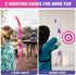 2 Pack Bow and Arrow for Kids, LED Light Up Archery Set with 24 Suction Cup Arrows and 2 Quivers for Indoor Outdoor