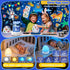 15 Sounds+12HD Films+360Rotating Dinosaur Egg Light for Nursery Sound Machine | Sleeping | Dnio Gifts for Kids Primal