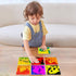 Set 12 Liquid Sensory Soft Gel Toys - of - Square Sensory Fidget Toys, Water Sensory Toys for Nursery, Playroom