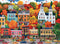 VoYouTwo 500 Piece Puzzle for Adults | Town in Autumn Street Puzzle |