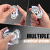 2pc Fidget Spinner Toy for Adults Metal Figette Bike Chain for Adult Men Pain Stim ADHD Teen Cool Gadgets Quiet Desk
