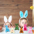 Elcoho 18 Pack Easter Plush Bunnies, Stuffed Bunny Toys for Easter Baskets, Plush Bunny Animals