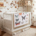47 47 Inch Summer SmoothNovelty Butterfly Muslin Blanket x Warm Soft Cotton Muslin Swaddle Blanket, Boho Nursery