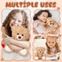 Liliful 8 Pieces 8 Inch Bear Stuffed Animal Bulk, Soft Plush Toys for Baby Shower and Birthday Party Gifts