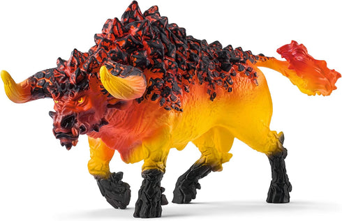 Schleich Eldrador Creatures - Mythical Lava Monster Action Figure, Fire Bull Toy for Kids Ages 7+