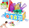 Baby Tissue Box Toy, Soft Montessori Crinkle Paper Sensory Silk Scarves for 6 to 12 Months