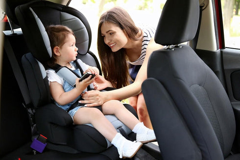 4-Pack Seat Belt Receptacle Stabilizer - Buckle Booster for Car Seat Belt - Vertical Access for Buried Buckles