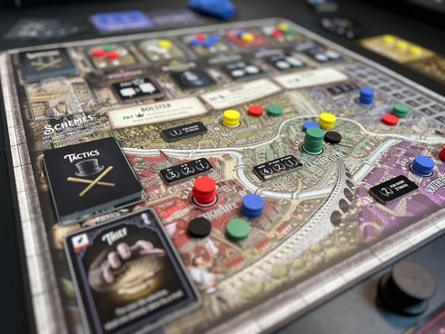 5 Wards Board Game – Competitive Strategy Game for Adults and Families, 2-5 Players