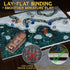 32 100+ 1" CZYY DND Battle Map Book Reusable Dry/Wet Erase Mats with Scenery Decals, Grid & Lay-Flat Binding - Portable