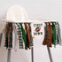 1st Football Highchair Banner Birthday - First Year Down High Chair Banner, Sport Theme First Birthday Decorations