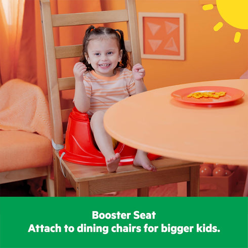 3-in-1 6 Bright Starts SuperSeat Playful Paradise, Baby Activity Seat with Toys, Snacking Tray, Booster Seat, BPA Free