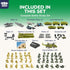Playset- Playset 4-12 TOY Life Army Men Army Men Action Figures, Toy Soldiers for Boys, Plastic Green Army Men