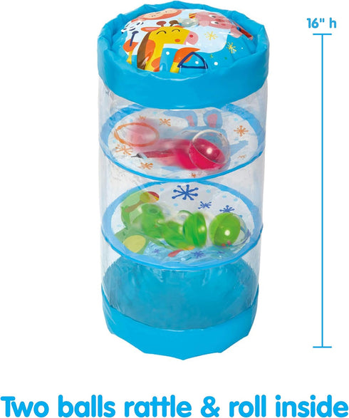 Kidoozie Animal Friends Jumbo Roller - Tummy Time Toy for Infants and Toddlers Ages 6-18 Months