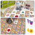 60 Pieces Jumbo Memory Matching Game - 30 Pairs Educational Cards for Preschool Activities