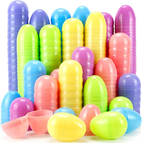 OCTERIC 360Pcs Easter Eggs, 2.3" Fillable Pastel Colors Plastic Easter Eggs Empty for