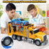 3 4 5 6 7 8 15" Bstoyder Kids Toys for Years Old Boys, Farm Transport Truck Toy with Lights, Sounds, Toddler Friction