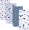 Gerber Unisex Baby 100% Cotton Flannel Receiving Blankets 30x30 Inches (Pack of