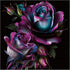 Larkipuzz 1000 Purple Rose Art Puzzles for Adults Pieces, Beautiful Flower Plant Jigsaw Puzzles, Impossible Challenging