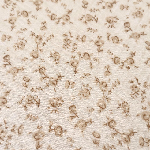 2 Pack 52"x28" BuLuTu Floral Print Crib Sheets for Boys Girls, Muslin Cotton Fitted Sheets for Standard Crib