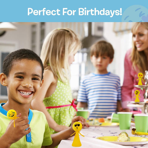 IPIDIPI TOYS Jumping Poppers - Pack of 24 Spring Launcher Toys for Kids, Fun Party Favors, Goodie Bag Stuffers