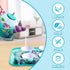 35Pcs Set Set, 3 4 5 6 JOYIN Mermaid Tea Party for Little Girls, Pretend Tin Teapot Princess Tea Time Play Kitchen Toy