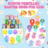 300pcs Bulk Prefilled Easter Eggs with Toys, Filled Easter Eggs for Kids, Stuffed Easter Eggs with Toys for Easter