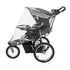 Nuby Rain Weather Shield for Jogging Stroller, Clear Stroller Cover with Storage Pocket