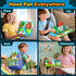 3+ Magnetic Blocks Kids Travel Toys with Portable Metal Tin Montessori Building Blocks STEM Magnet Magnetic Tiles