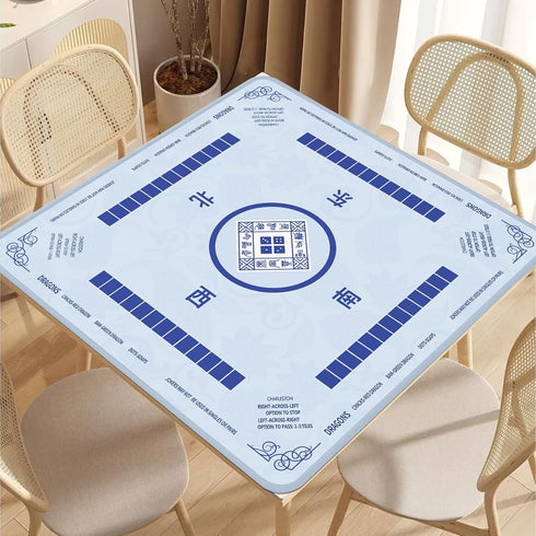 2F22E 32.4 32.4 Inch Mahjong Mat, Noise Reduction Non-Slip Mahjong Mat for Table, * Mahjong Table Mat for Poker, Board