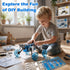 Hechify 25-in-1 8-12, 8-13, Set 8 9 10 11 12 STEM Education Solar Power Toys for Boys Age Science Kits Robots Toys