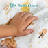 32x32 inches 100% 6-Layer Pack 2 Chungie Soft Muslin Hooded Baby Towels Cotton, Breathable Newborn Bath Towels
