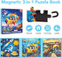 Jeacirio 3-5, 20-25-30 Space Ocean Train Magnetic Puzzles for Toddlers, Ages Pieces, Travel Jigsaw Puzzles, Preschool
