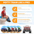 Potty Training Seat Magic Sticker, Monster Truck Color Changing Sticker, 5 Pack Toilet Targets with FREE Potty eBook