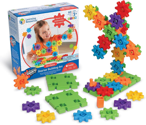 Learning Resources Gears Starter Building Set, STEM Activities, Fine Motor Skills, Toddler
