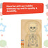 Kidzlane Boy Wooden My Body Puzzle, 29 Piece Boys Anatomy Puzzle for Kids Ages 3+