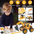 Erector Sets Metal Assembly Toys Model Excavator Kits for STEM Projects, Birthday Gifts for Kids 8-16