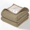lulumoon Muslin Baby Blanket Neutral: 4-Layer Soft Cotton Toddler Blanket for Daycare