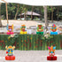 9 Geyee Pcs Hawaiian Luau Honeycomb Centerpiece Tiki Tropical Table Toppers Party Decorations Luau Double Side Table